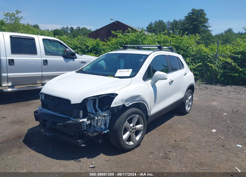2016 CHEVROLET TRAX LTZ VIN: 3GNCJRSB1GL258920