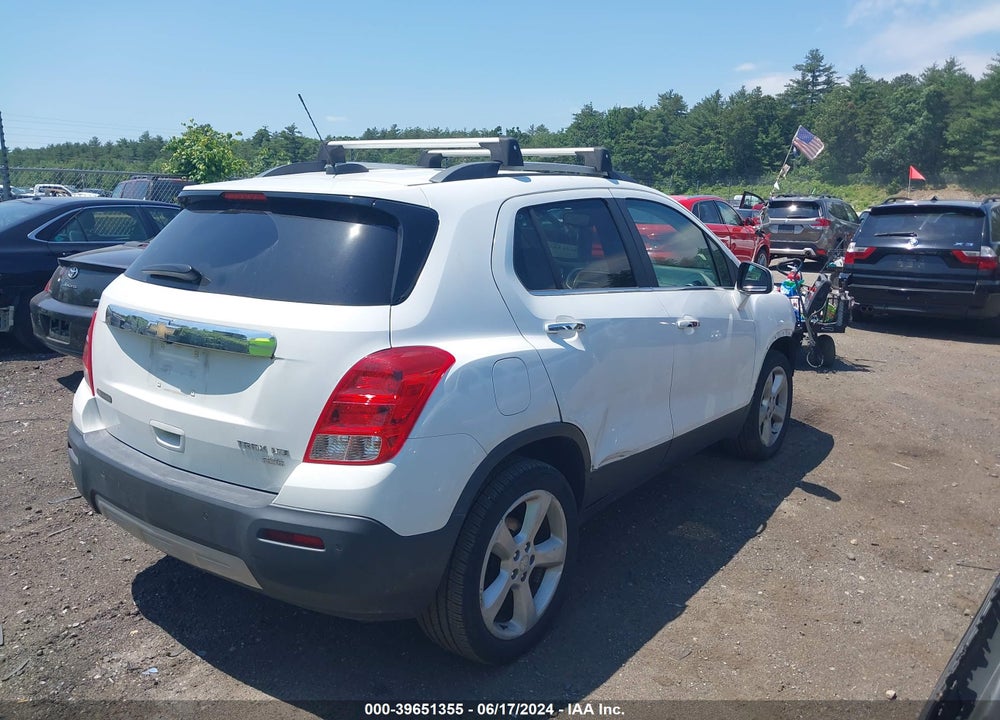2016 CHEVROLET TRAX LTZ VIN: 3GNCJRSB1GL258920