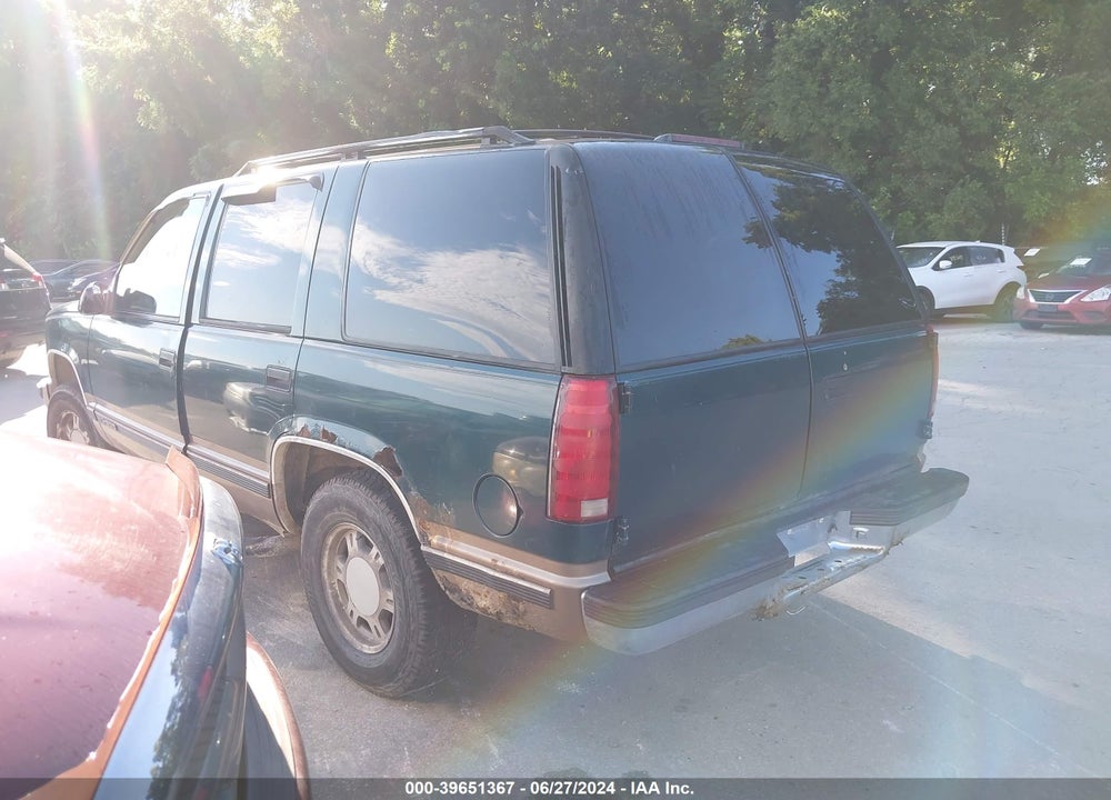 1996 CHEVROLET TAHOE K1500 VIN: 1GNEK13R3TJ302114
