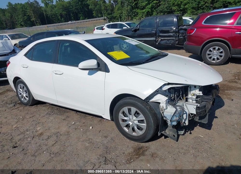 2014 TOYOTA COROLLA L VIN: 2T1BURHE2EC189202