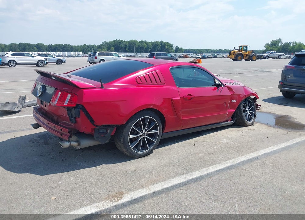 2011 FORD MUSTANG GT PREMIUM VIN: 1ZVBP8CF1B5135400