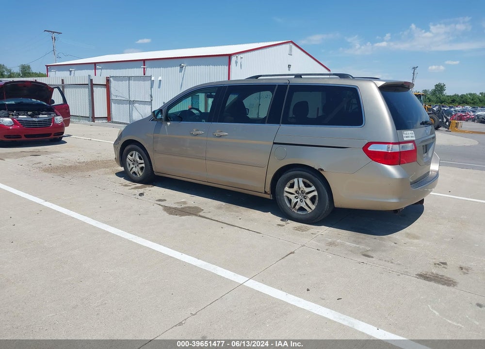 2005 HONDA ODYSSEY EX VIN: 5FNRL38425B016829