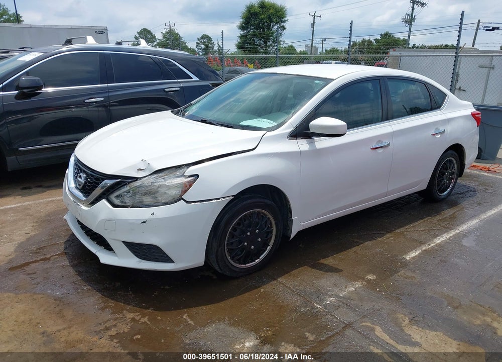 2016 NISSAN SENTRA S VIN: 3N1AB7AP8GY325176
