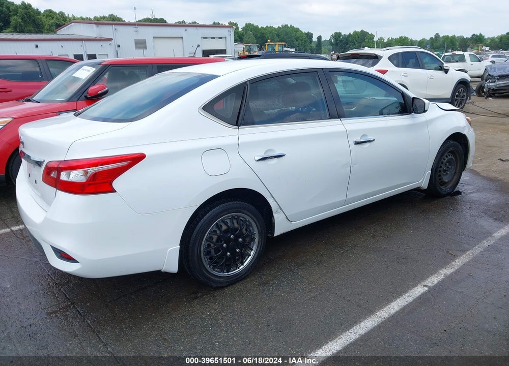 2016 NISSAN SENTRA S VIN: 3N1AB7AP8GY325176
