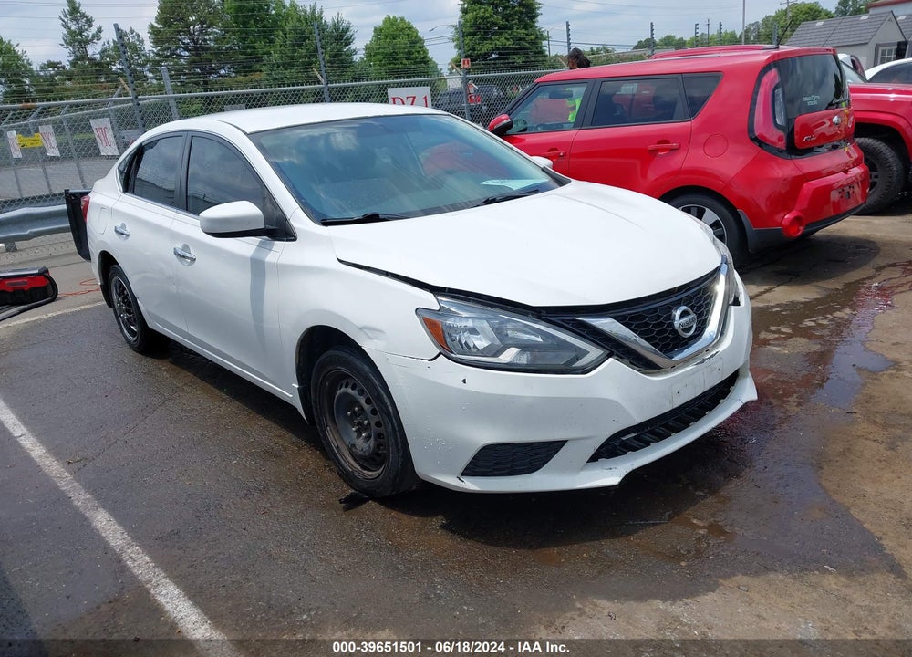 2016 NISSAN SENTRA S VIN: 3N1AB7AP8GY325176