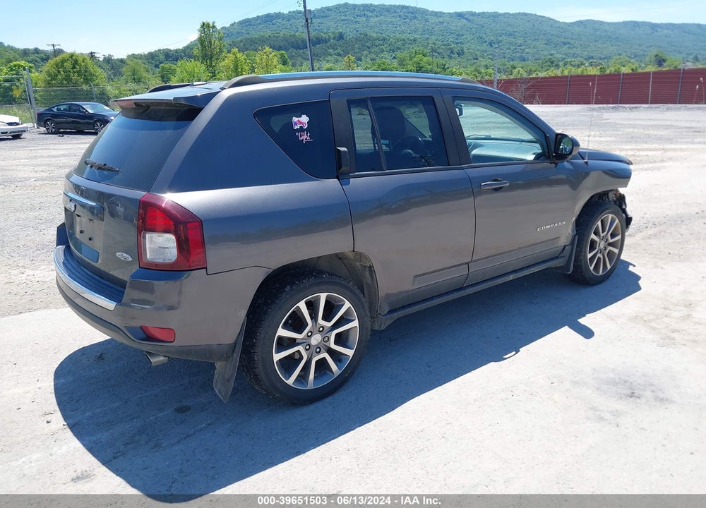 2017 JEEP COMPASS VIN: 1C4NJDEB6HD135234