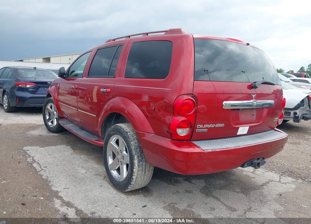 2008 DODGE DURANGO LIMITED VIN: 1D8HD58248F112174