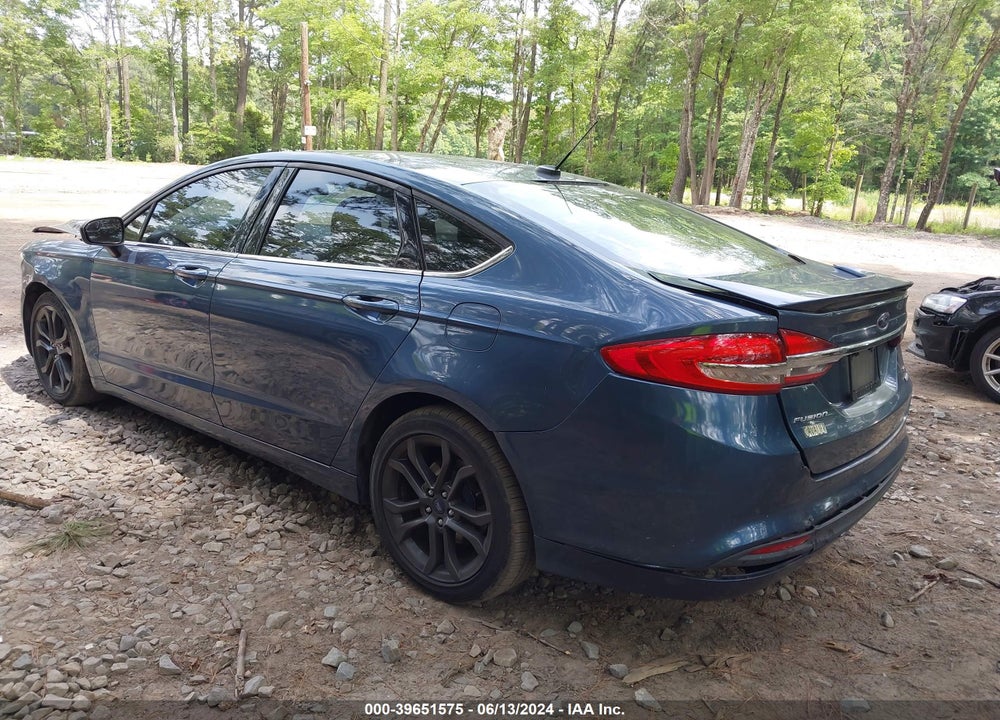 2018 FORD FUSION SE VIN: 3FA6P0HD8JR179411