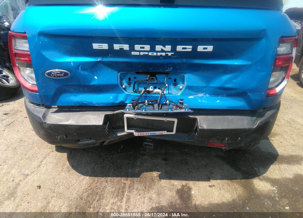 2022 FORD BRONCO SPORT BIG BEND VIN: 3FMCR9B60NRD03081