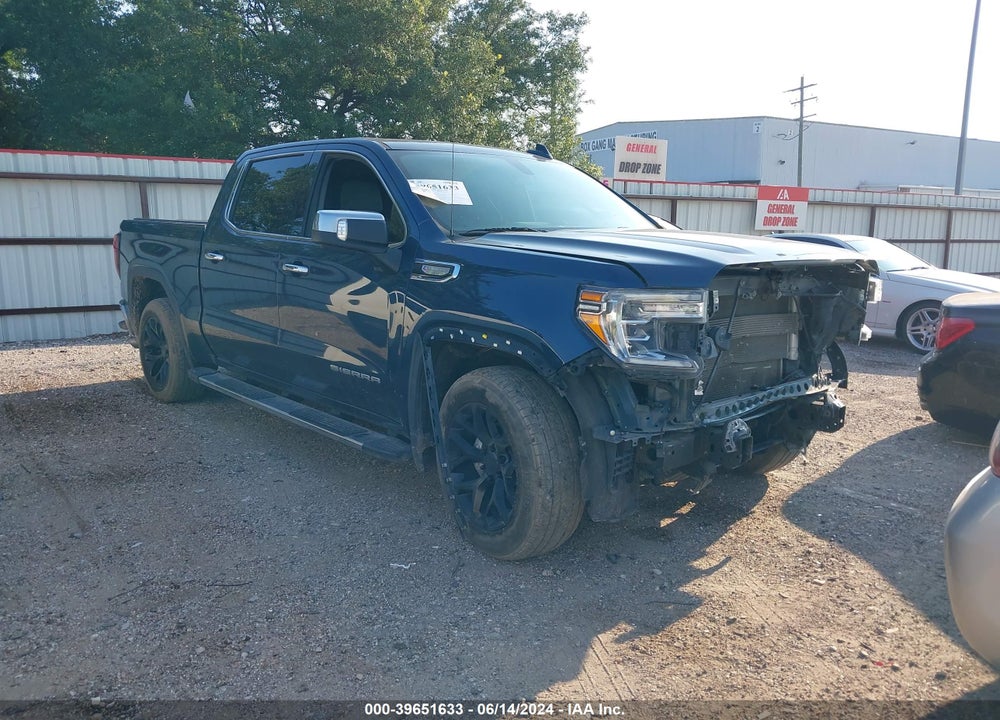 2019 GMC SIERRA 1500 SLT VIN: 3GTP8DED7KG223452