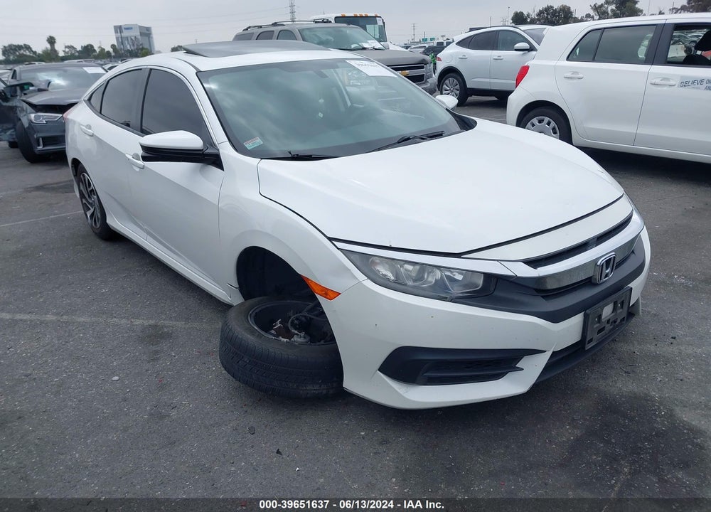 2018 HONDA CIVIC EX VIN: 2HGFC2F77JH557875