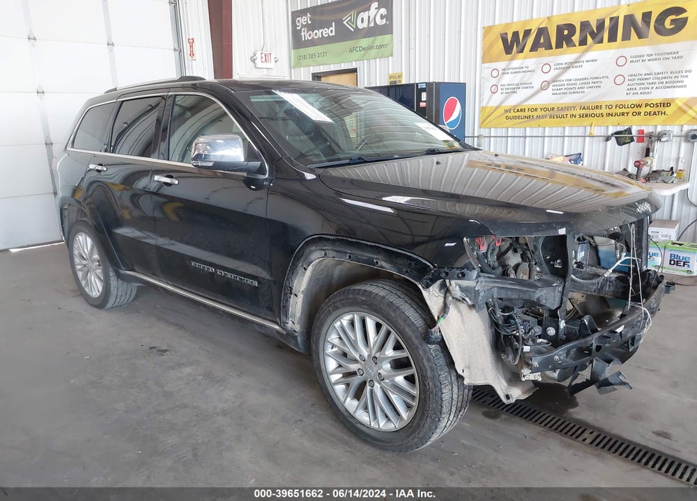2018 JEEP GRAND CHEROKEE SUMMIT 4X4 VIN: 1C4RJFJG6JC144476