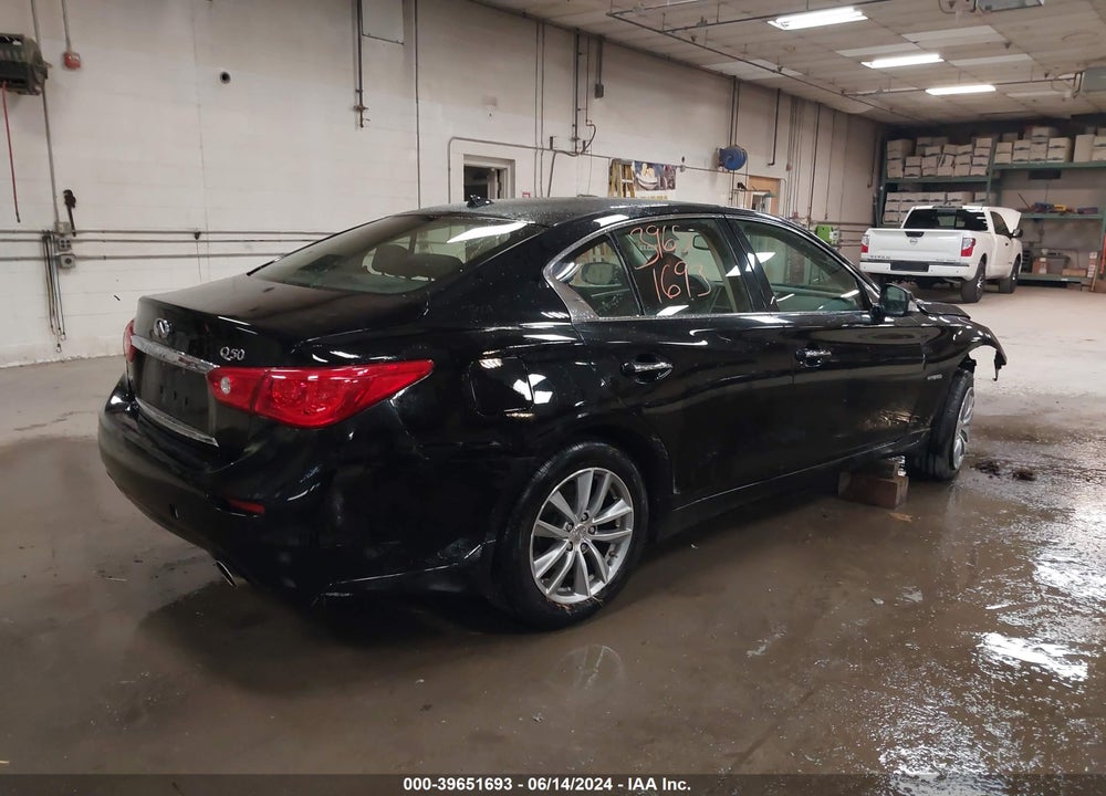 2014 INFINITI Q50 HYBRID VIN: JN1AV7ARXEM703426