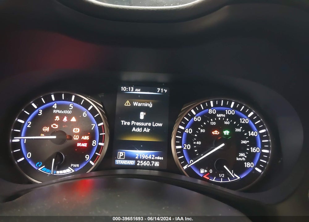 2014 INFINITI Q50 HYBRID VIN: JN1AV7ARXEM703426