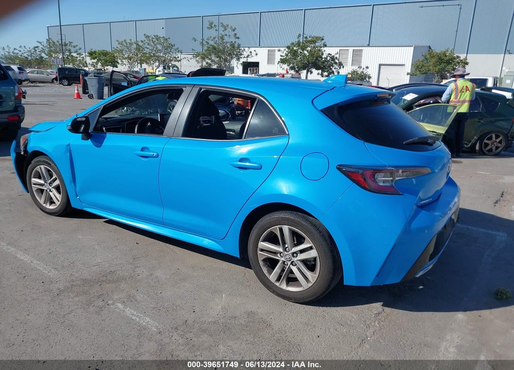 2019 TOYOTA COROLLA SE VIN: JTNK4RBE8K3015353
