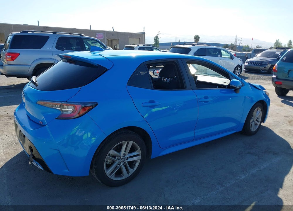 2019 TOYOTA COROLLA SE VIN: JTNK4RBE8K3015353