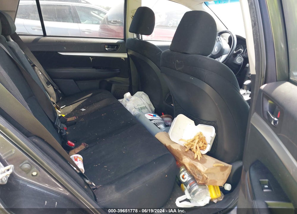 2013 SUBARU OUTBACK 2.5I PREMIUM VIN: 4S4BRCBC6D3274875