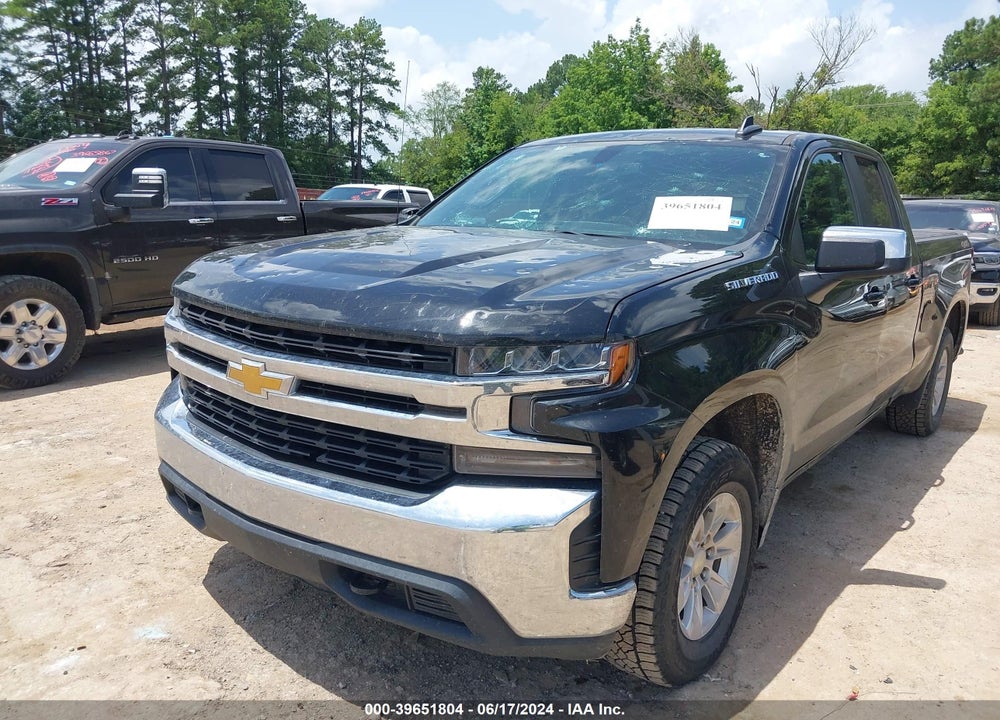 2020 CHEVROLET SILVERADO 1500 4WD DOUBLE CAB STANDARD BED LT VIN: 1GCRYDED0LZ238482