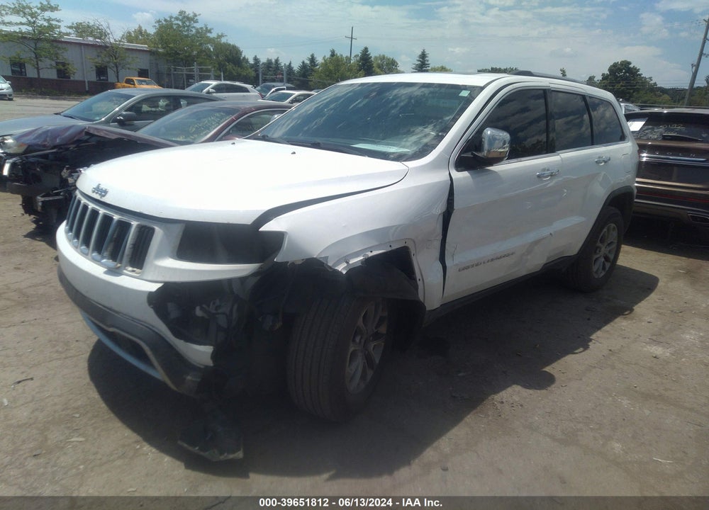 2014 CHEROKEE JEEP GRAND  LIMITED VIN: 1C4RJFBG1EC325814