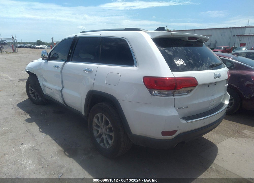 2014 CHEROKEE JEEP GRAND  LIMITED VIN: 1C4RJFBG1EC325814