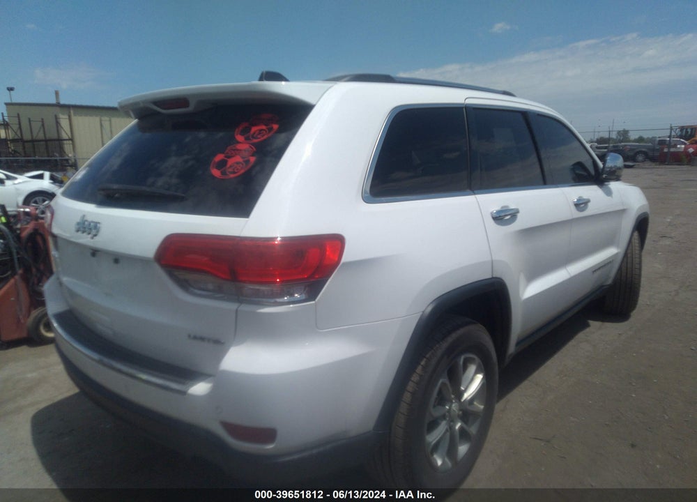 2014 CHEROKEE JEEP GRAND  LIMITED VIN: 1C4RJFBG1EC325814