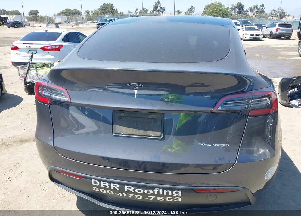 2021 TESLA MODEL Y LONG RANGE DUAL MOTOR ALL-WHEEL DRIVE VIN: 5YJYGDEE3MF284337