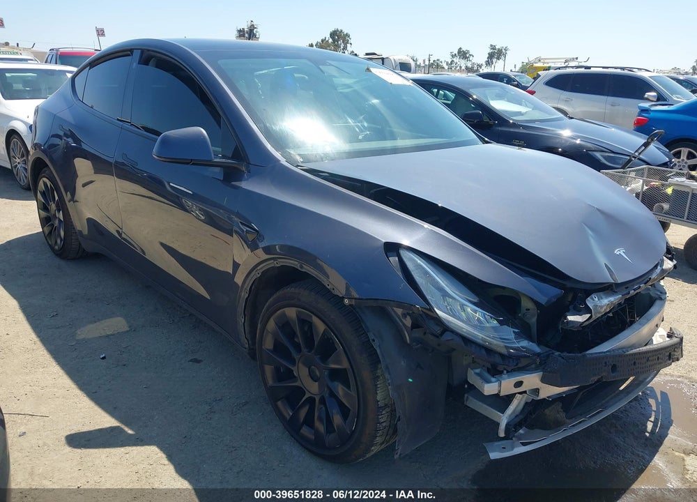 2021 TESLA MODEL Y LONG RANGE DUAL MOTOR ALL-WHEEL DRIVE VIN: 5YJYGDEE3MF284337