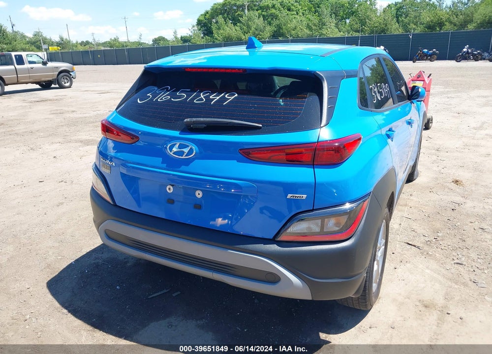 2022 HYUNDAI KONA SE VIN: KM8K2CAB3NU875640