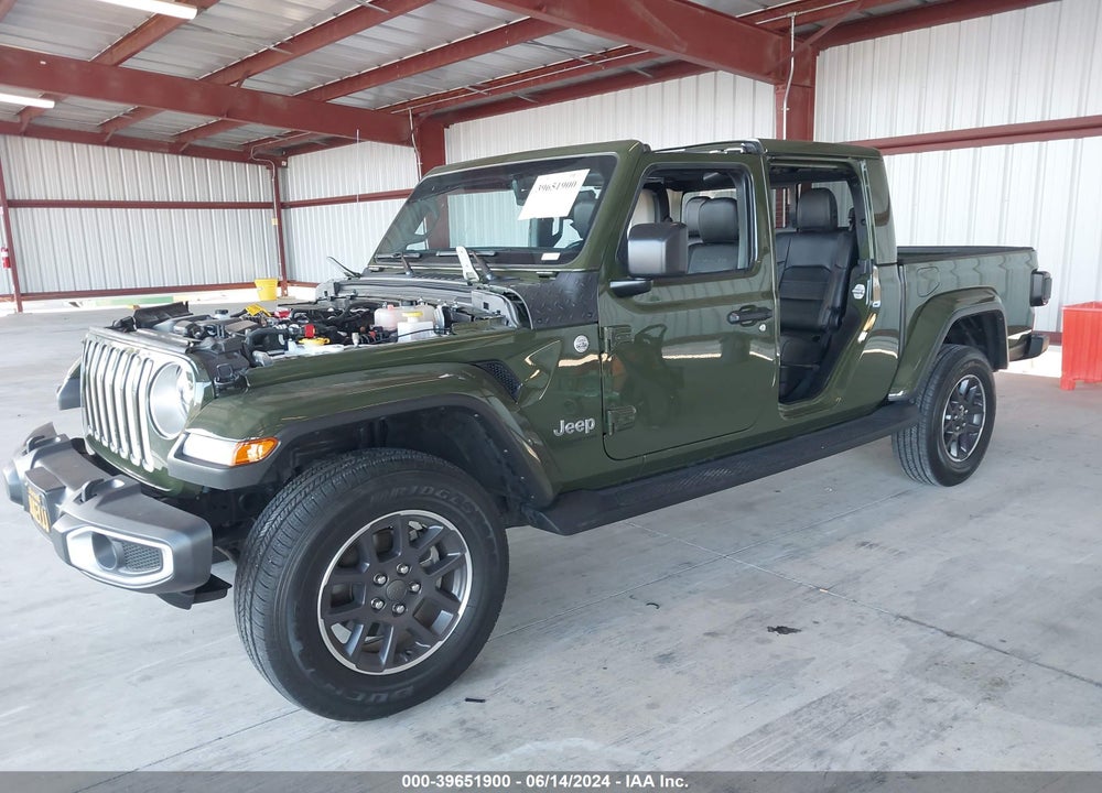 2022 JEEP GLADIATOR OVERLAND 4X4 VIN: 1C6HJTFG6NL168356