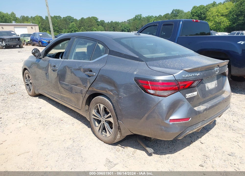 2021 NISSAN SENTRA SV XTRONIC CVT VIN: 3N1AB8CV3MY308122