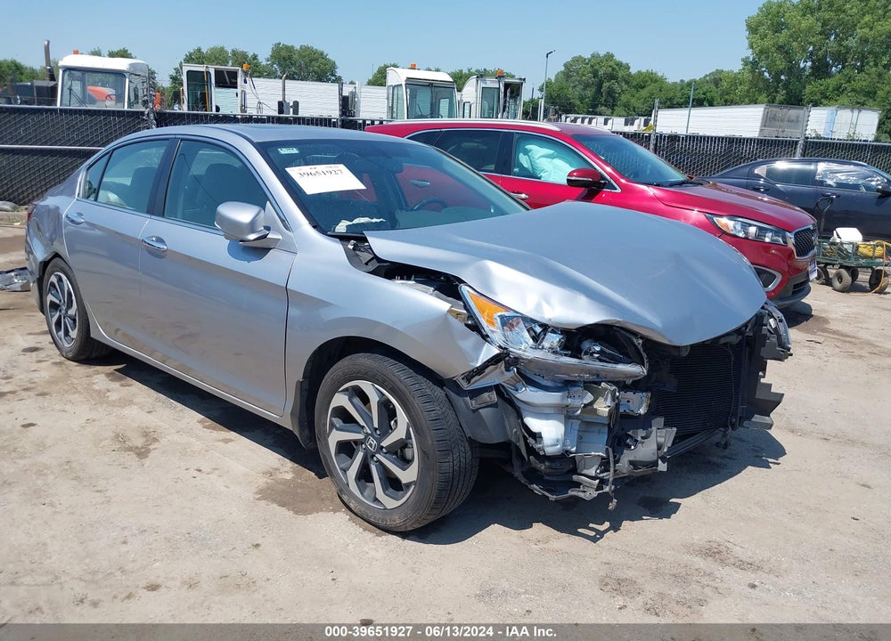 2017 HONDA ACCORD EX-L VIN: 1HGCR2F81HA242105