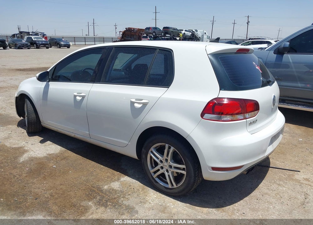 2012 VOLKSWAGEN GOLF TDI 4-DOOR VIN: WVWDM7AJ0CW038237