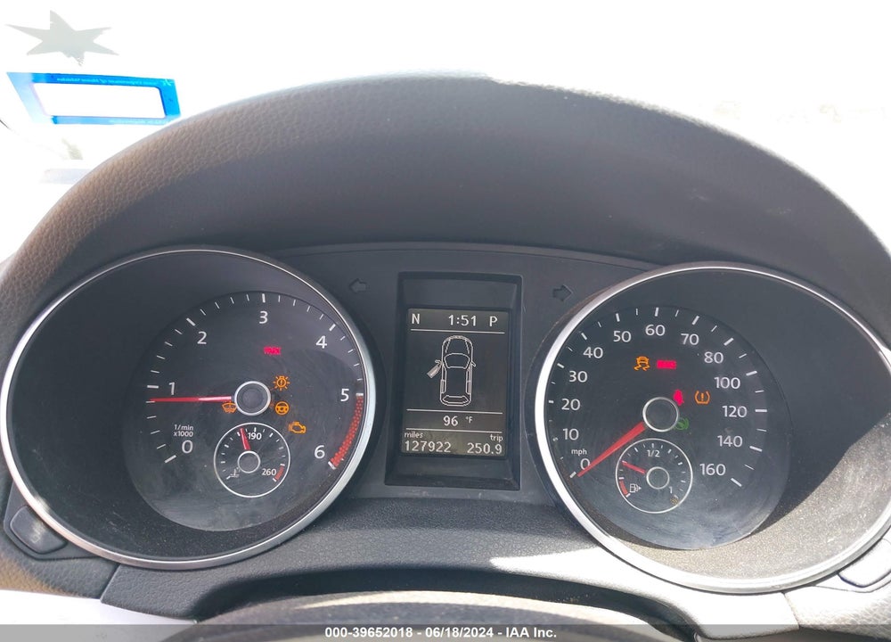 2012 VOLKSWAGEN GOLF TDI 4-DOOR VIN: WVWDM7AJ0CW038237