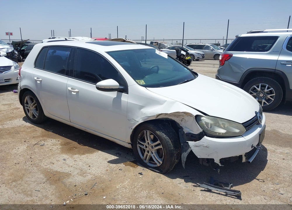 2012 VOLKSWAGEN GOLF TDI 4-DOOR VIN: WVWDM7AJ0CW038237