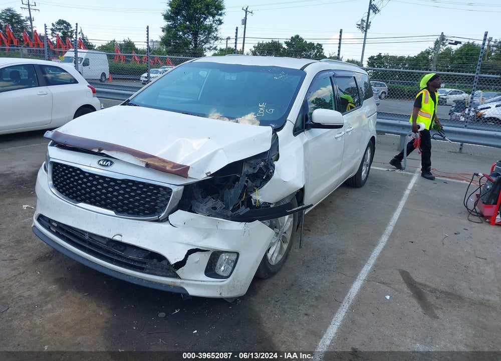 2016 KIA SEDONA EX VIN: KNDMC5C12G6099499