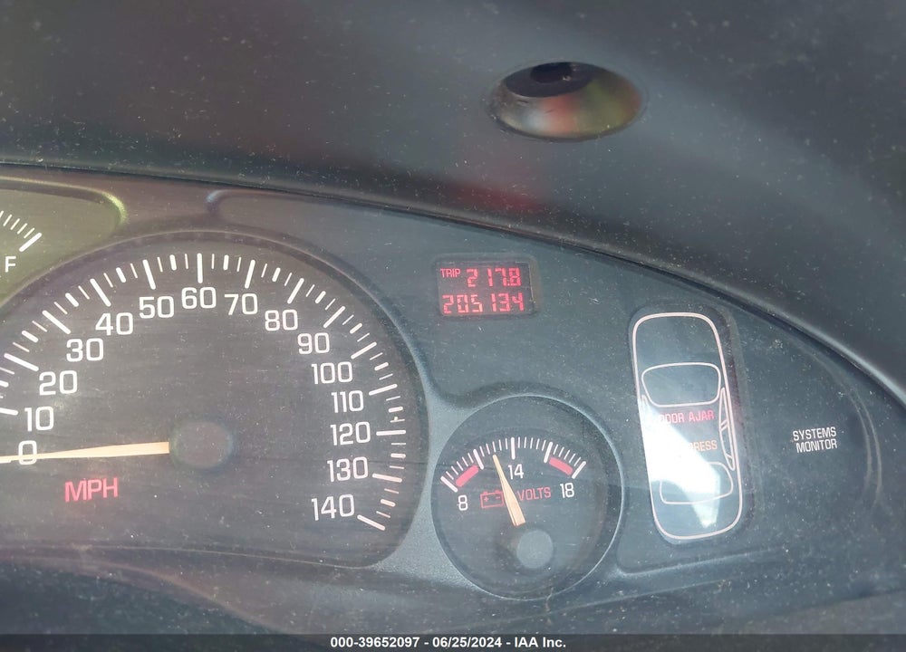 2005 PONTIAC BONNEVILLE SE VIN: 1G2HX52K15U134045