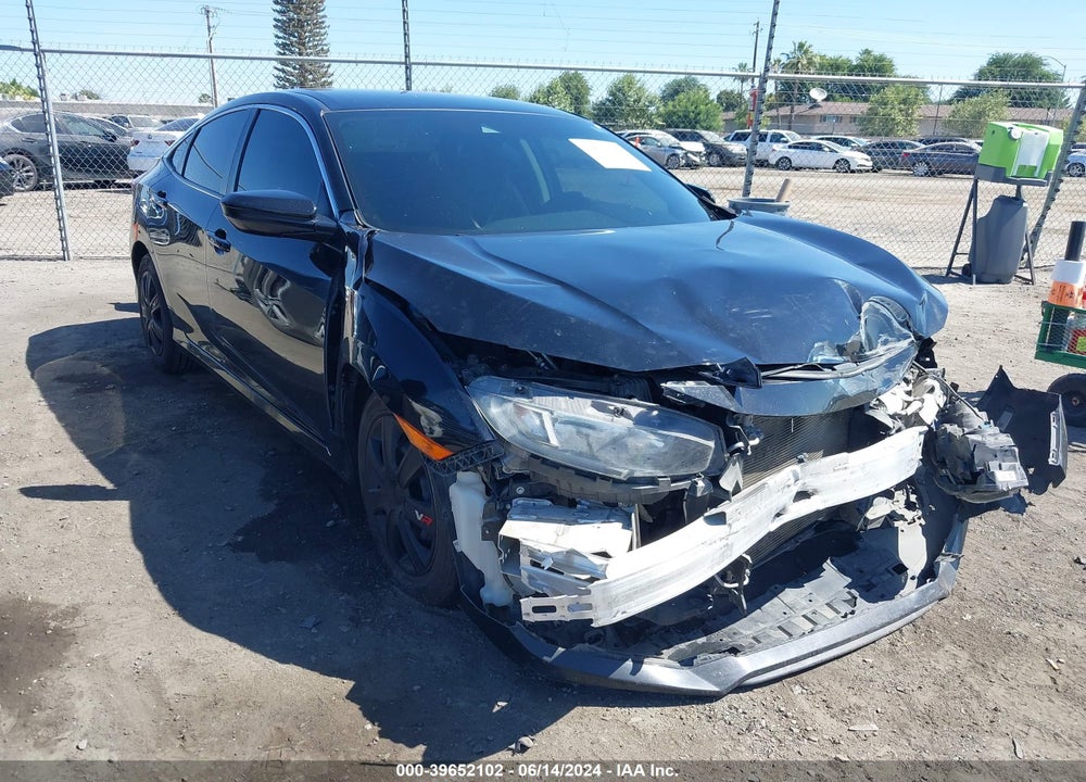 2019 HONDA CIVIC LX VIN: 19XFC2F66KE213618