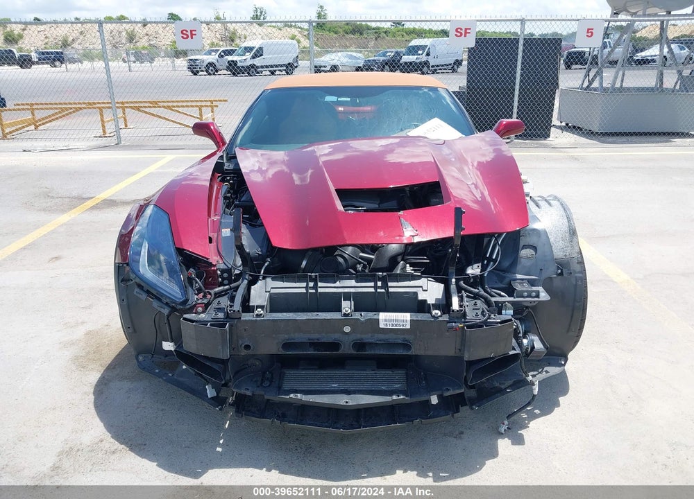 2018 CHEVROLET CORVETTE GRAND SPORT VIN: 1G1Y13D71J5100422