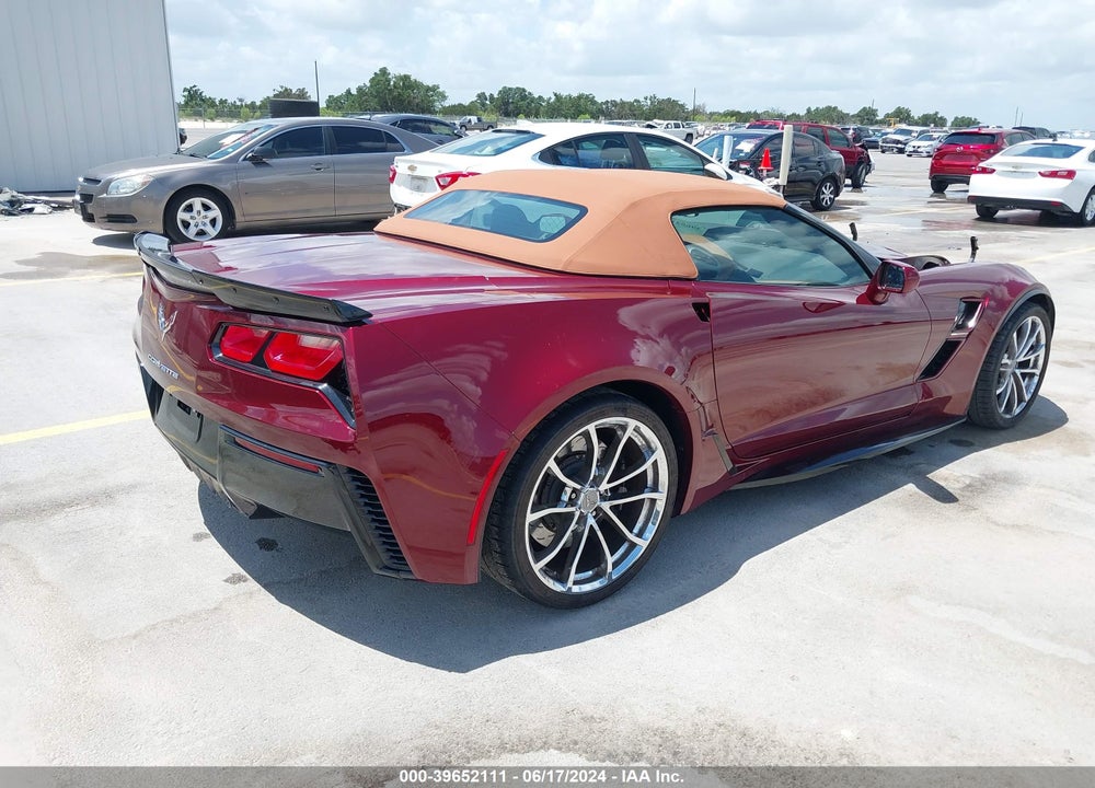 2018 CHEVROLET CORVETTE GRAND SPORT VIN: 1G1Y13D71J5100422