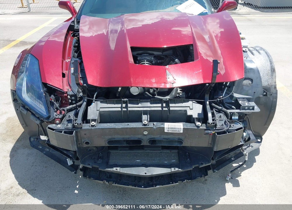 2018 CHEVROLET CORVETTE GRAND SPORT VIN: 1G1Y13D71J5100422