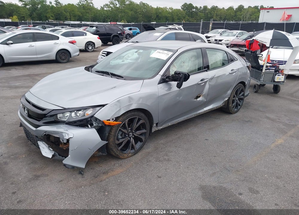2018 HONDA CIVIC SPORT VIN: SHHFK7G45JU207832