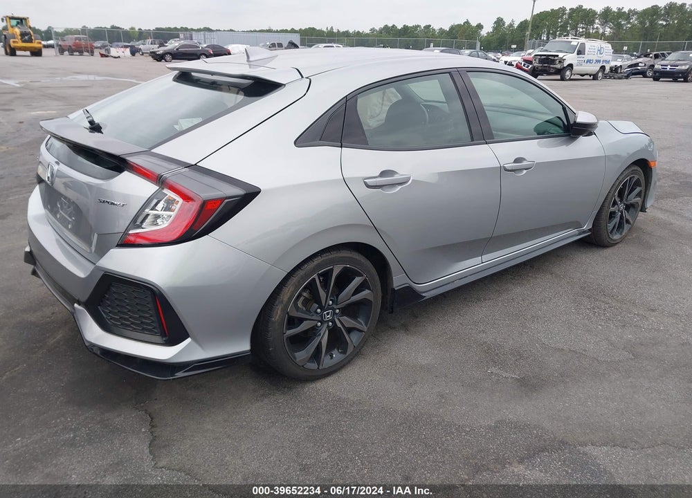 2018 HONDA CIVIC SPORT VIN: SHHFK7G45JU207832