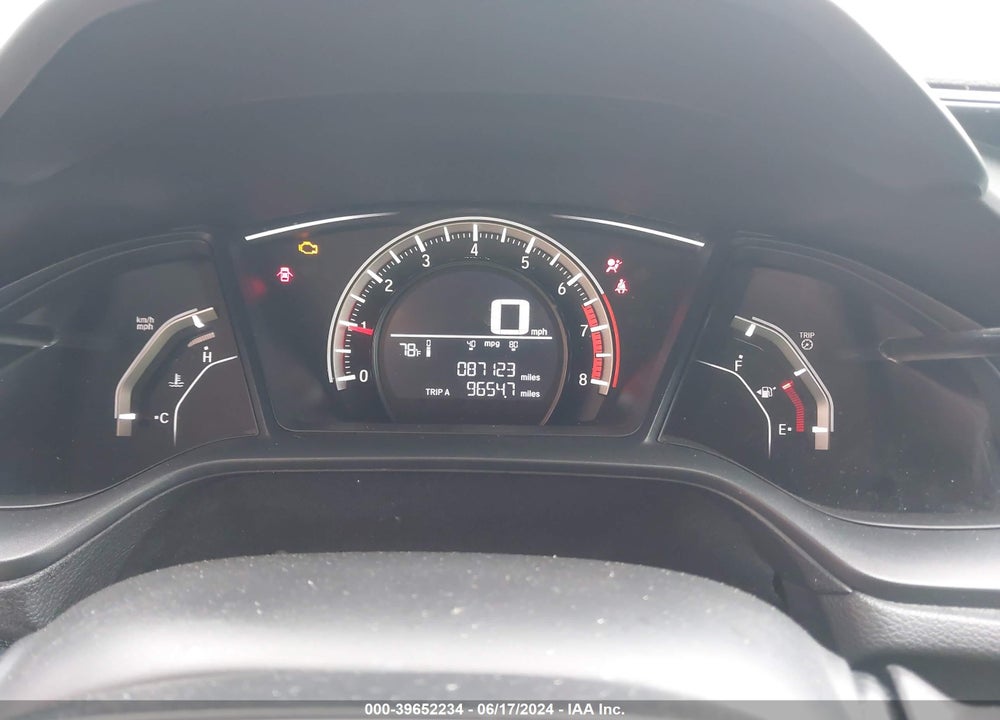 2018 HONDA CIVIC SPORT VIN: SHHFK7G45JU207832