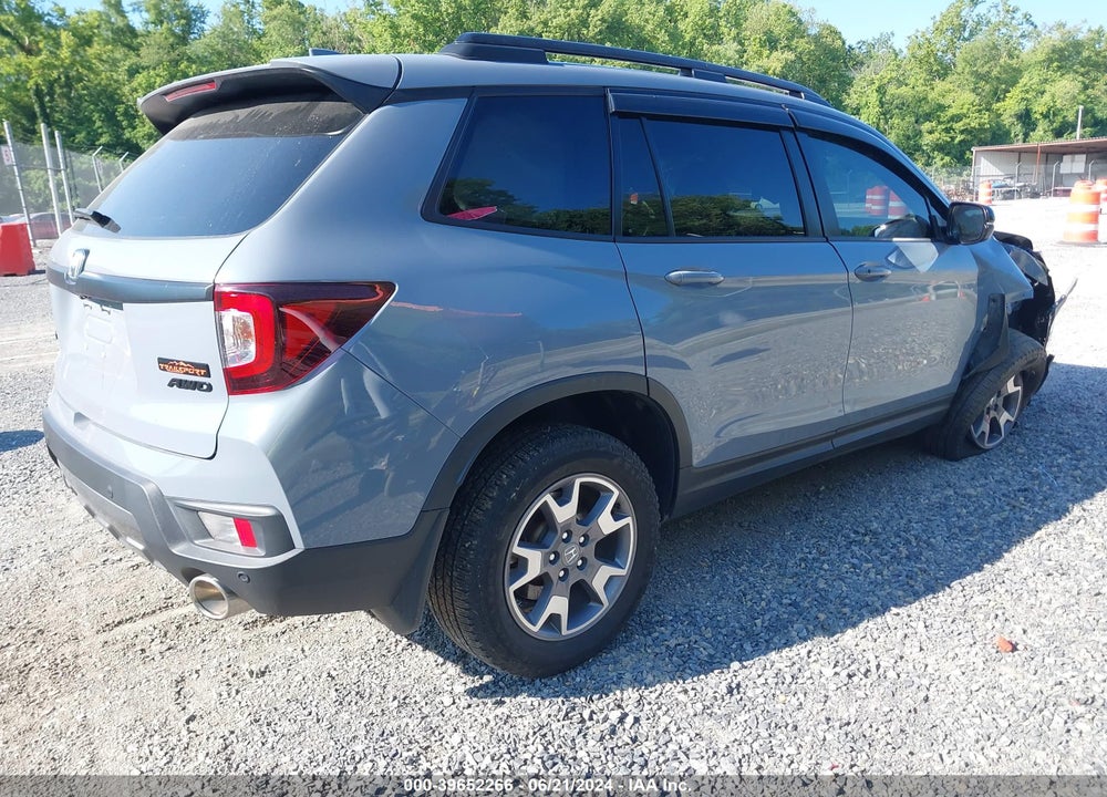 2022 HONDA PASSPORT AWD TRAILSPORT VIN: 5FNYF8H66NB001414