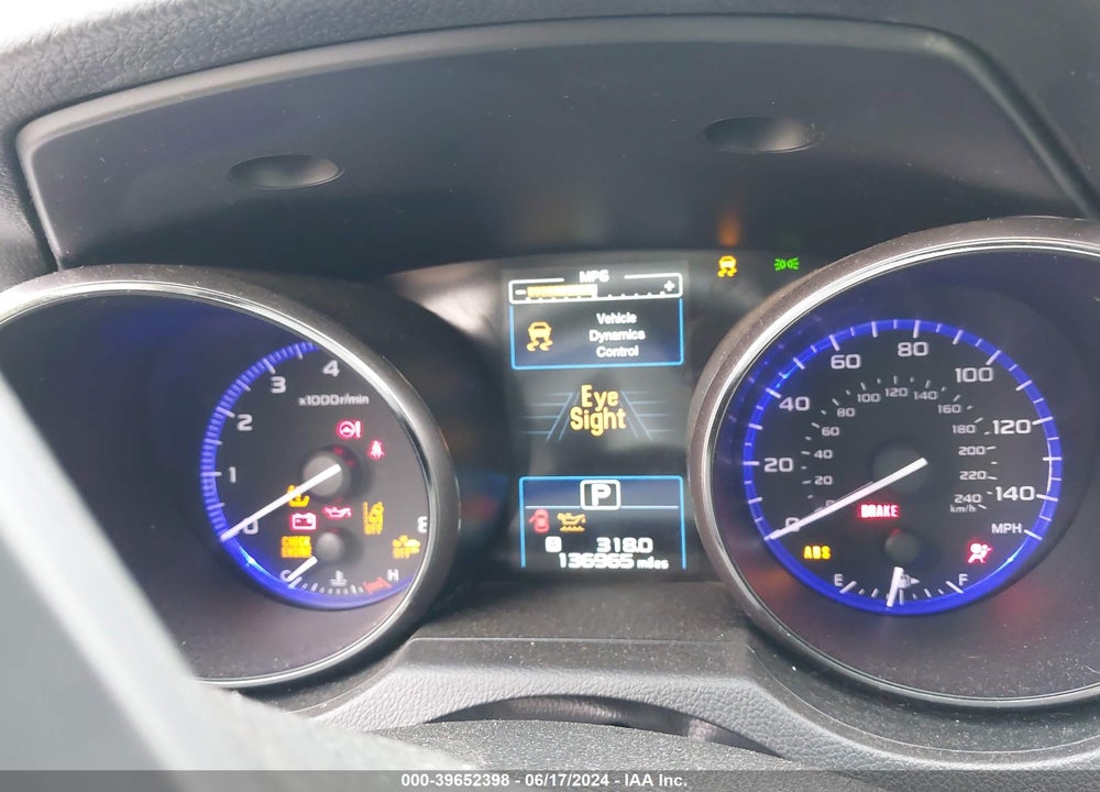 2019 SUBARU OUTBACK 2.5I VIN: 4S4BSABC3K3363485