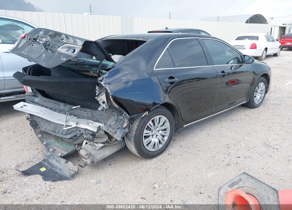 2012 TOYOTA CAMRY LE VIN: 4T1BF1FK4CU063889