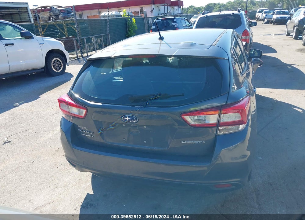 2018 SUBARU IMPREZA 2.0I VIN: 4S3GTAA67J3740482
