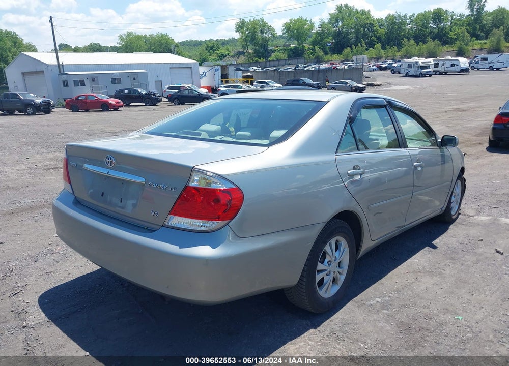 2005 TOYOTA CAMRY LE V6 VIN: 4T1BF30K85U595430
