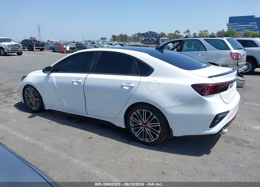 2021 KIA FORTE GT MANUAL VIN: 3KPF44AC5ME350249