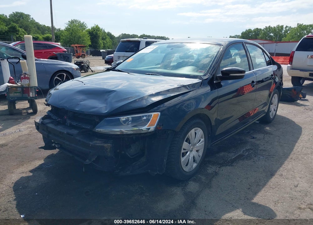 2013 VOLKSWAGEN JETTA 2.5L SE VIN: 3VWDX7AJ6DM311283